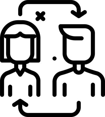 kullanıcı. Web simgesi basit illüstrasyon