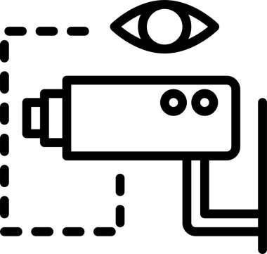 Kapalı devre kamera. Basit resimleme