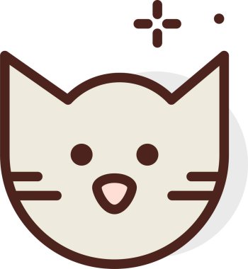 Kahverengi gözlü şirin bir kedi.