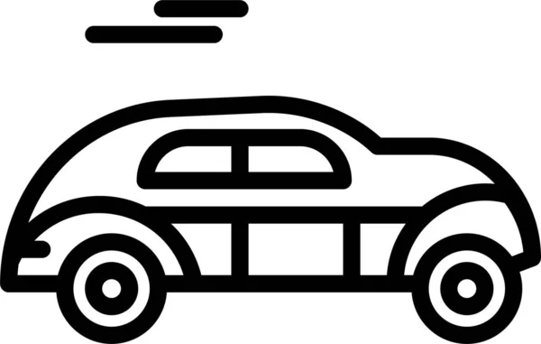 Carro Ícone Web Ilustração Simples —  Vetores de Stock