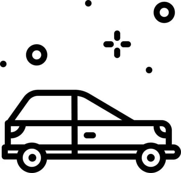 Auto Web Symbol Einfache Illustration — Stockvektor