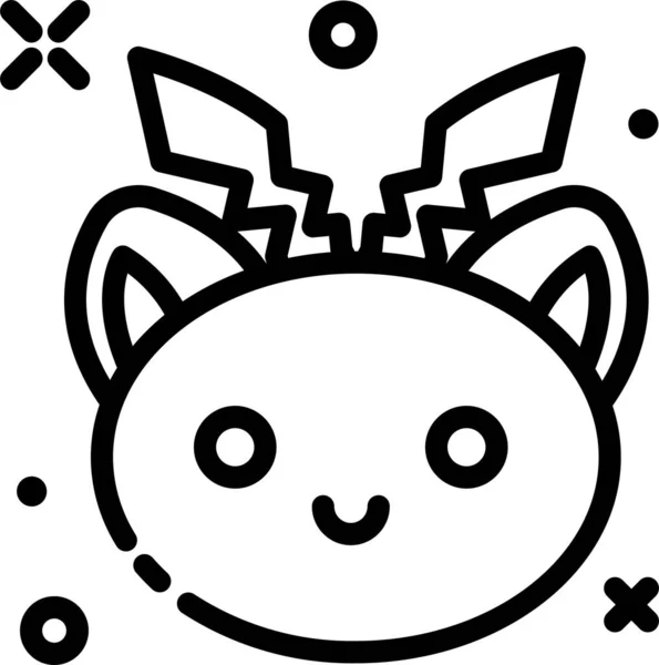 Кот Иконка Сайта — стоковый вектор