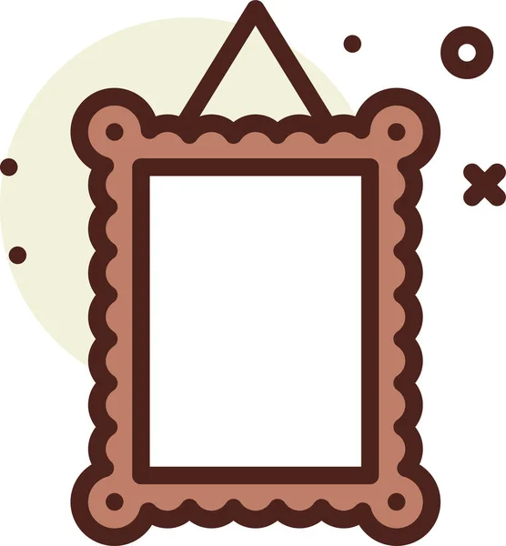 Frame Web Symbol Einfache Vektorillustration — Stockvektor