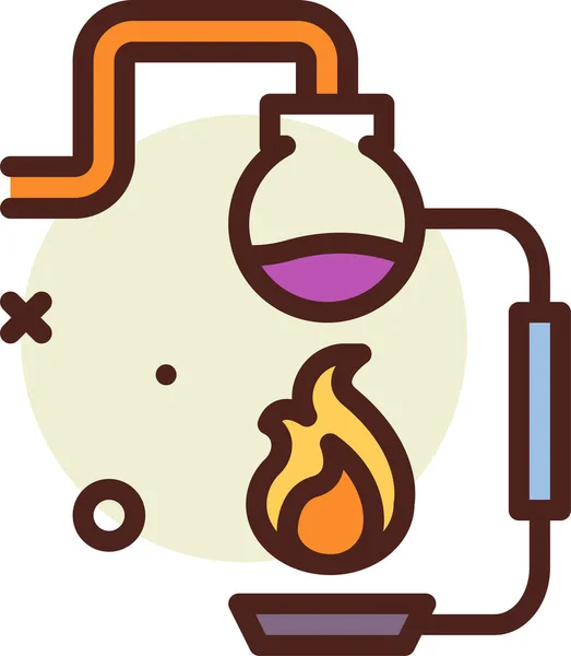 Distillation Web Simple Design — Stock Vector