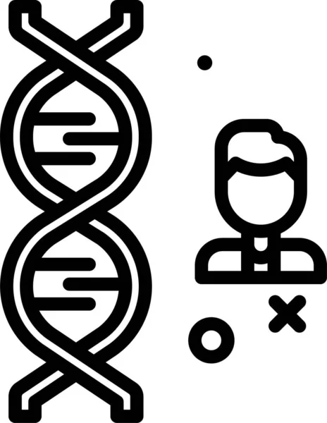 Biologi Och Kemi Ikon Vektor Illustration Isolerad Vit Bakgrund — Stock vektor