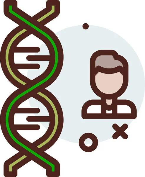 Symbol Für Biologie Und Chemie Vektor Illustration Auf Weißem Hintergrund — Stockvektor