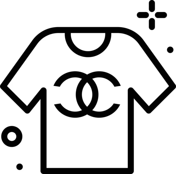 Camiseta Icono Web Ilustración Simple — Archivo Imágenes Vectoriales