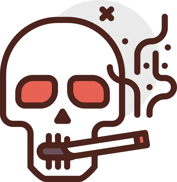 Calavera Icono Web Diseño Simple — Archivo Imágenes Vectoriales