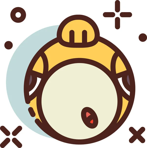 Значок Пончика Плоска Ілюстрація Круасанів Векторні Іконки Інтернету — стоковий вектор