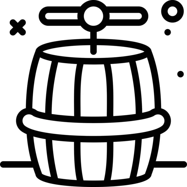 Cerveza Icono Web Ilustración Simple — Archivo Imágenes Vectoriales