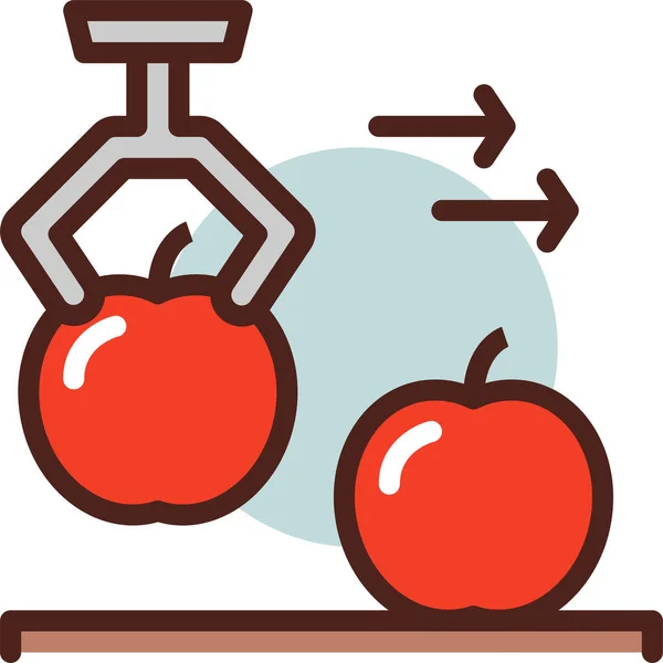 Fruit Web Icon Simple Vector Illustration — Stock Vector