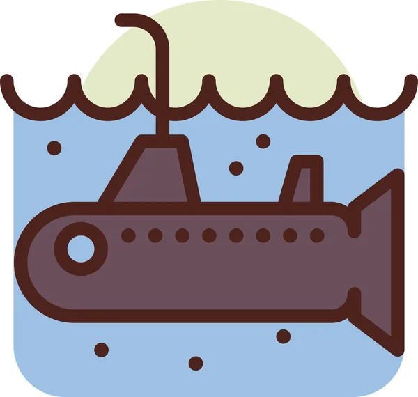 Schip Web Icoon Eenvoudige Illustratie — Stockvector