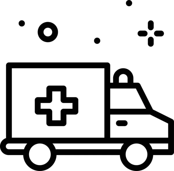 救护车 Web图标简单设计 — 图库矢量图片