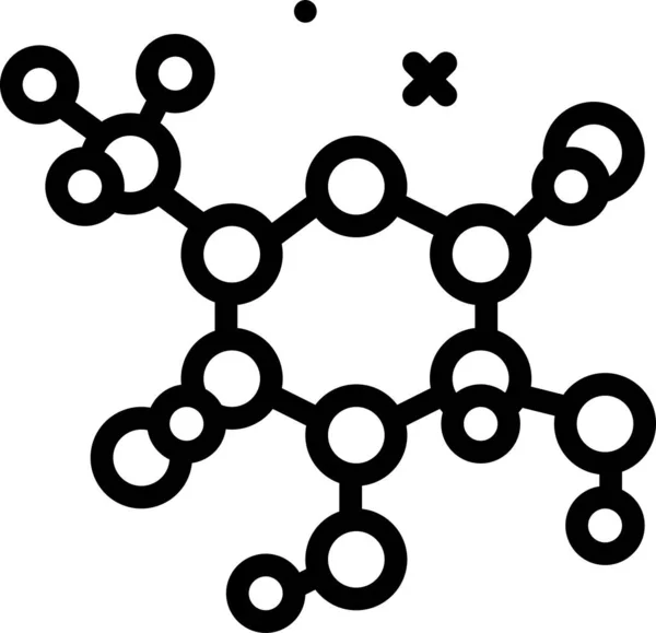 Symbol Für Biologie Und Chemie Vektor Illustration Auf Weißem Hintergrund — Stockvektor