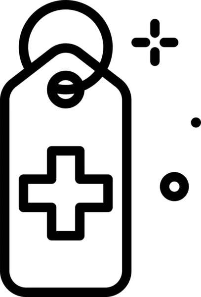 Medizin Web Symbol Einfache Illustration — Stockvektor