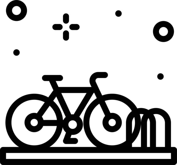 Icono Bicicleta Vector Ilustración — Vector de stock