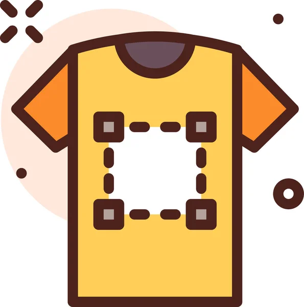 Camisa Icono Web Ilustración Simple — Vector de stock