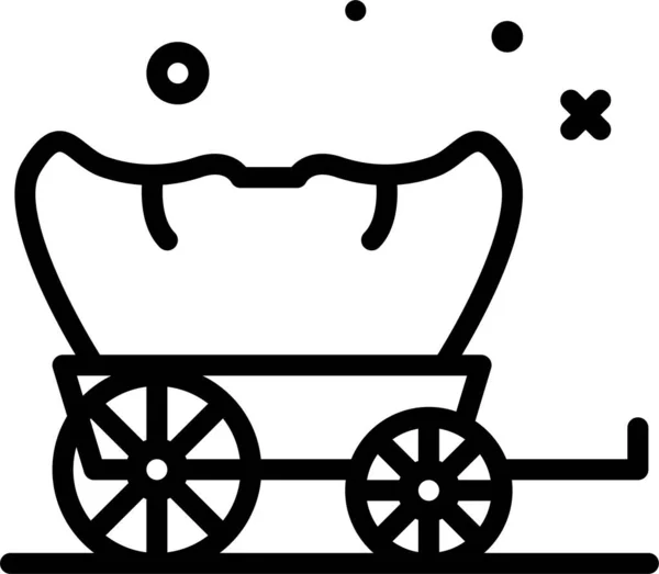 婴儿车简单的设计 — 图库矢量图片