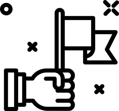 politika web simgesi, basit vektör illüstrasyonu 