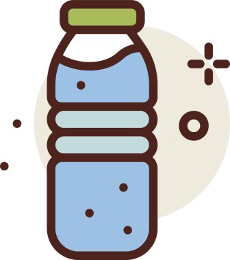 Süt. Web simgesi basit illüstrasyon