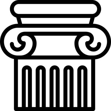 Güzel bir simgenin vektör illüstrasyonu