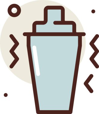 Su. Web simgesi basit illüstrasyon