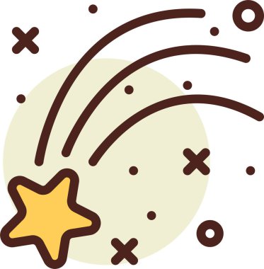 Yıldız. Web simgesi basit illüstrasyon