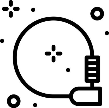 Kulaklık. Web simgesi basit illüstrasyon