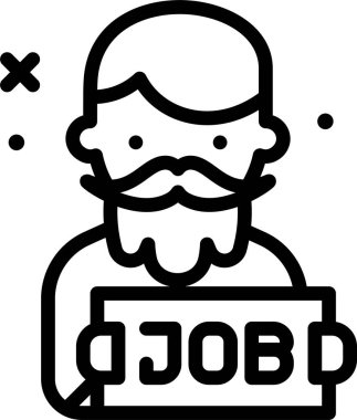 Adamım. Web simgesi vektör illüstrasyonu