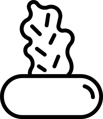 Bir sosisli. Web simgesi