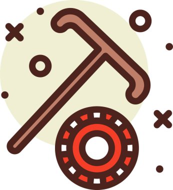 Zencefilli çörek, illüstrasyon, beyaz arkaplanda vektör.