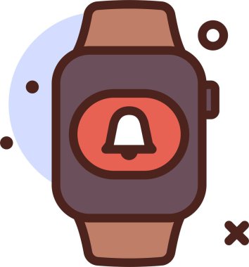 Akıllı saat simgesi. vektör illüstrasyonu