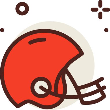 futbol web simgesi basit illüstrasyon