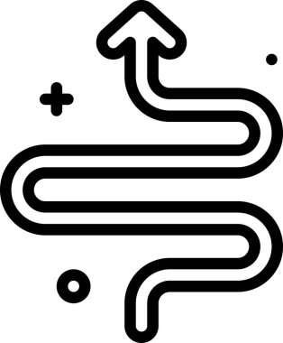 yön web simgesi, basit vektör illüstrasyonu 