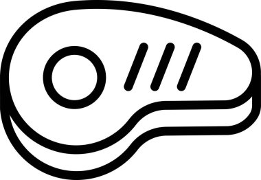 yiyecek ve içecek ikonu, vektör illüstrasyonu