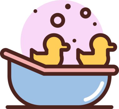 Bebek partisi. Basit resimleme