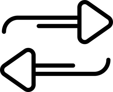 Müzik. Web simgesi basit illüstrasyon