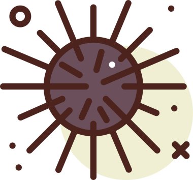 bomba web simgesi, basit vektör illüstrasyonu