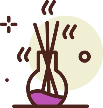 Kahve çekirdeği ve bir fincan çay.