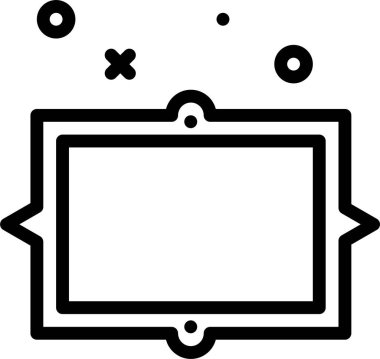 asgari taslak simgesi, vektör illüstrasyonu 