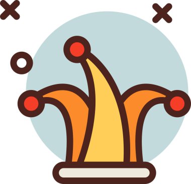 Sirk. Web simgesi basit illüstrasyon