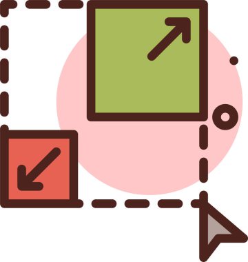 Modern ve kentsel arkaplanın vektör illüstrasyonu