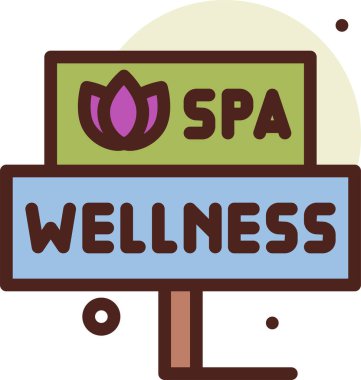 Bir depolama işaretinin vektör illüstrasyonu