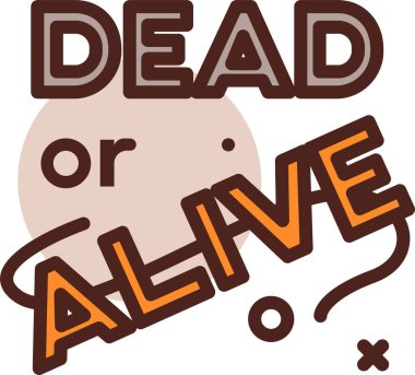 Batı web simgesi, basit vektör illüstrasyonu