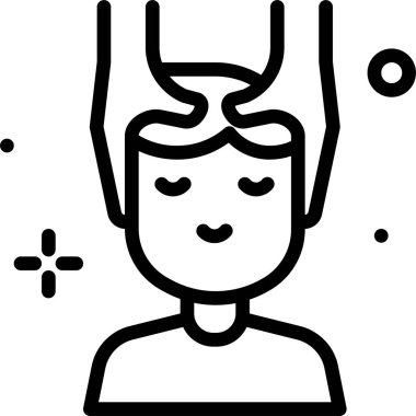 Kadın. Web simgesi basit illüstrasyon