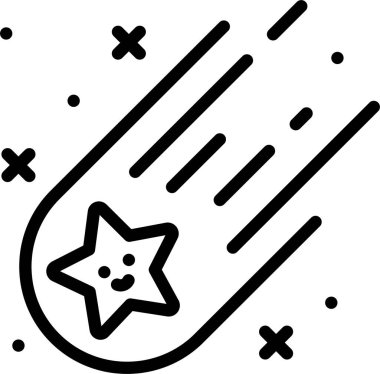 yıldız simgesi, vektör çizimi