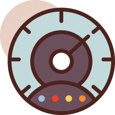 Hedef. Web simgesi basit illüstrasyon