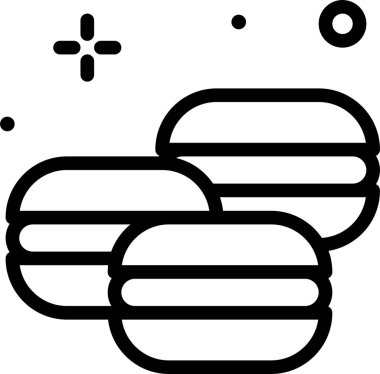 Şirin bir çizgi film bebeğinin vektör çizimi