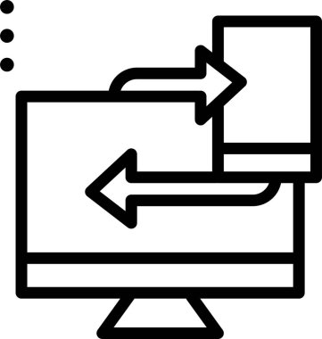 Web simgesi vektör illüstrasyonu