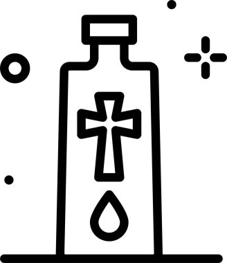 Cadılar Bayramı simgesi, vektör illüstrasyonu beyaz arkaplanda izole edildi